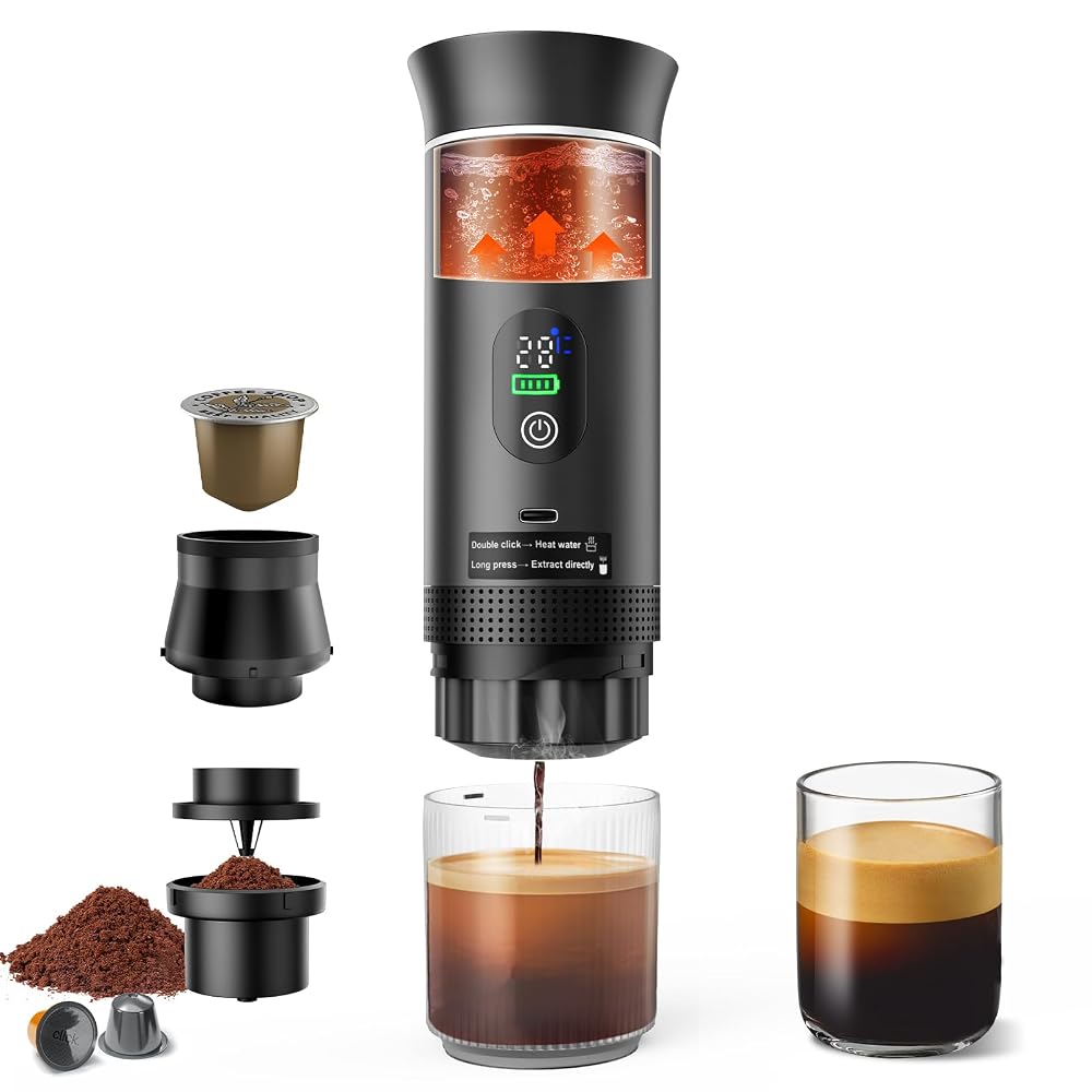 Máquina de Café Espresso Portátil 3 em 1