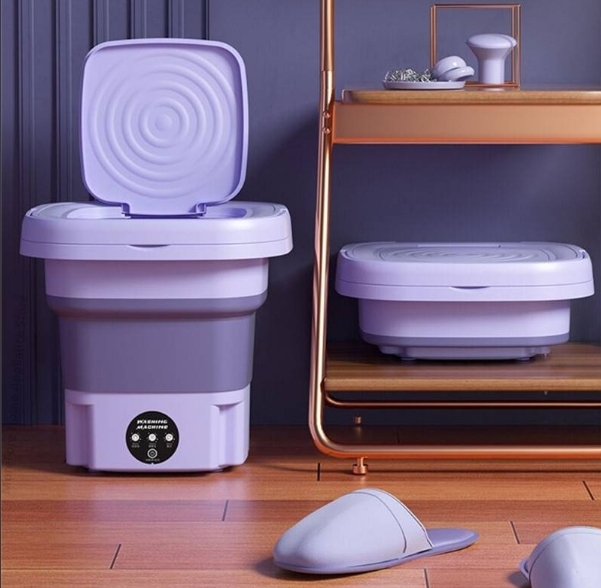 Mini Máquina de Lavar Portátil e Dobrável Andowl Q-XY50